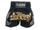 Classic Muay Thai Shorts : CLS-015 Black